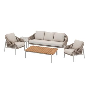 Royal seasons® Doha sofa loungeset met 3-zitsbank - afbeelding 1