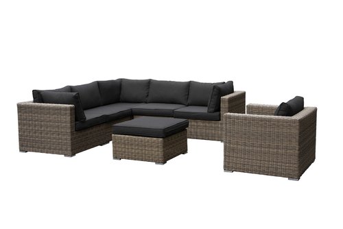 Royal Seasons Florida Royal 5-zits hoek loungeset - afbeelding 1