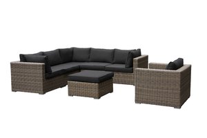 Royal Seasons Florida Royal 5-zits hoek loungeset - afbeelding 1