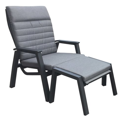 Royal Seasons Havana lounger met hocker - afbeelding 1