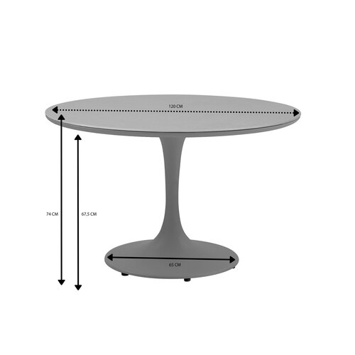 Royal Seasons® Jura tafel D120 cm espresso - afbeelding 2