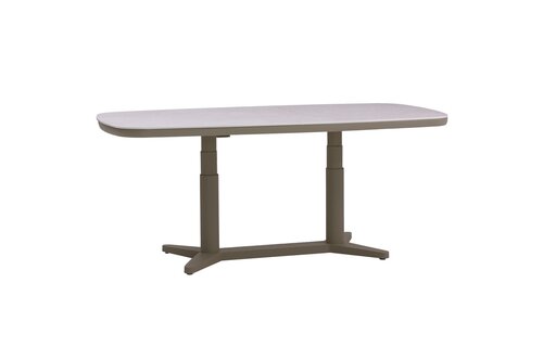 Royal Seasons® Jura tafel in hoogte verstelbaar 180 x 90 x 53/75 cm espresso
