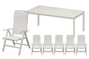 Royal seasons® La Palma dining set voor 6 personen - afbeelding 1