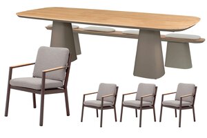 Royal seasons® Las Palmas dining set voor 8 personen - afbeelding 1