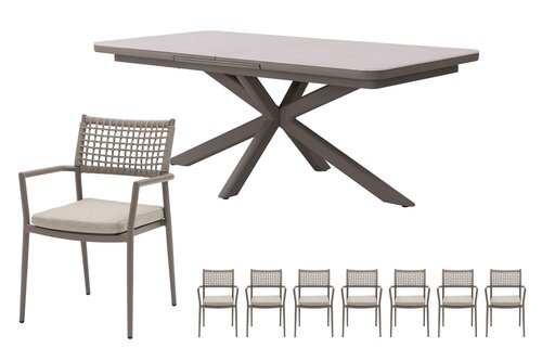 Royal seasons® Liv dining set voor 8 personen - afbeelding 1