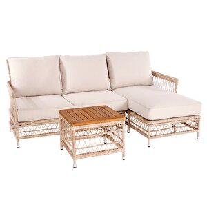 Royal Seasons Mauritius 3-zits chaise longue rechts - afbeelding 1