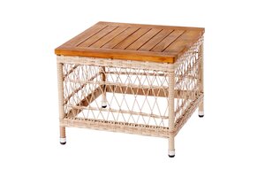 Royal Seasons Mauritius sidetable L 60 x B 60 x H 48 cm - afbeelding 1