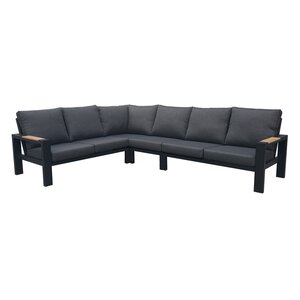 Royal Seasons Memphis 5-zits hoek loungebank - afbeelding 1