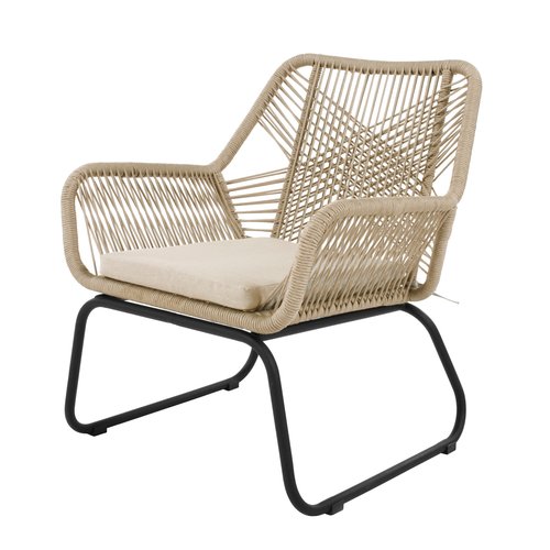Ease Up Napoli 4-zits loungeset beige - afbeelding 4