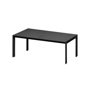 Royal Seasons® Noordwijk tafel 220 x 100 x H77 cm zwart - afbeelding 1