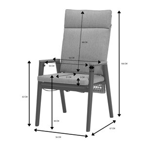 Royal Seasons® Portland dining hoog - afbeelding 3