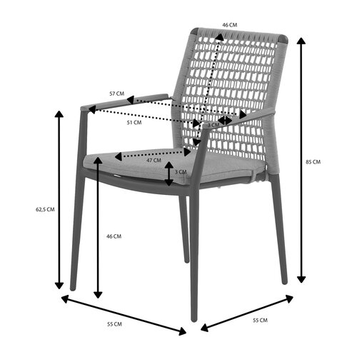 Royal Seasons® Portland dining laag - afbeelding 3