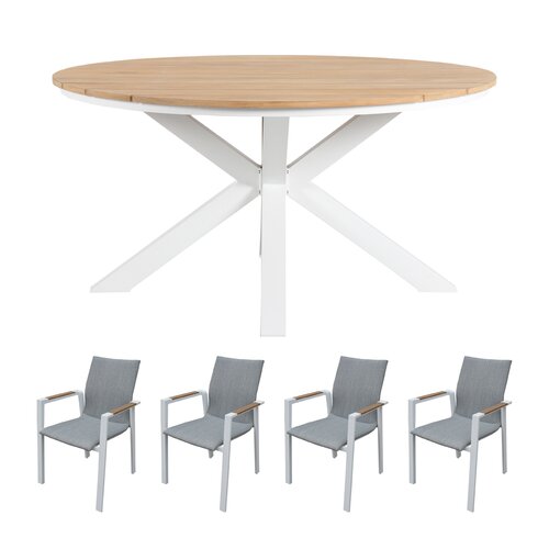 Royal Seasons Rivièra 4-zits tuinset rond - afbeelding 1