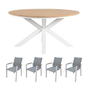 Royal Seasons Rivièra 4-zits tuinset rond - afbeelding 1