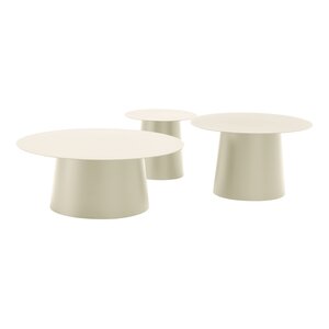 Royal Seasons Ronda bijzettafel zand - D 70 cm - afbeelding 2