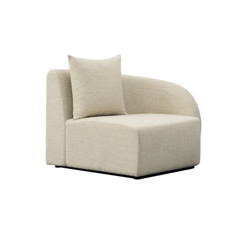 Royal Seasons® Siësta 1-zitsbank arm rechts beige - afbeelding 1