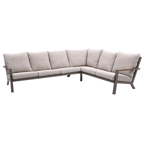 Royal Seasons® Solare hoeklounge espresso - afbeelding 1