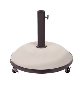 Tirana ronde parasolvoet op wielen cream - 35 kg