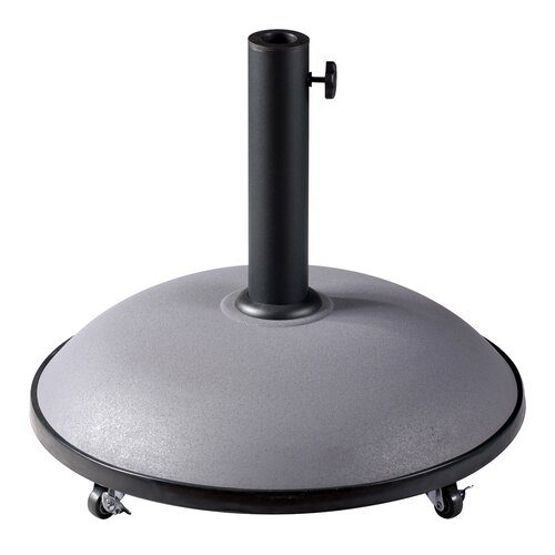 Royal Seasons Tirana ronde parasolvoet op wielen grijs - 50 kg - afbeelding 2