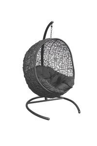 Vogelnest deluxe hangstoel zwart