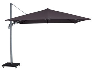 Royal Seasons Recharger zweefparasol T² antraciet - L 300 x B 300 cm - afbeelding 1