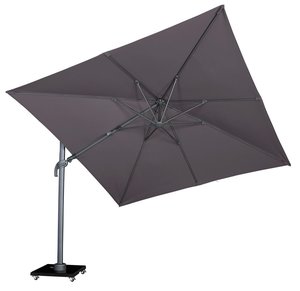 Royal Seasons Recharger zweefparasol T² antraciet - L 300 x B 300 cm - afbeelding 2