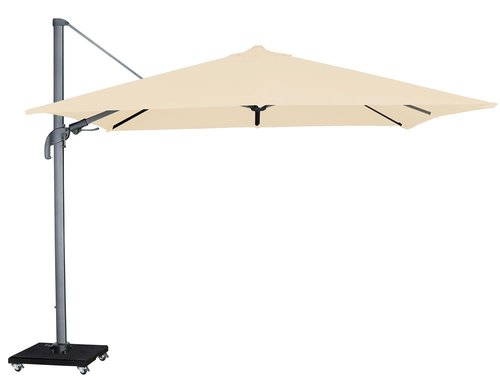 Royal Seasons Recharger zweefparasol T² ecru - L 300 x B 300 cm - afbeelding 1