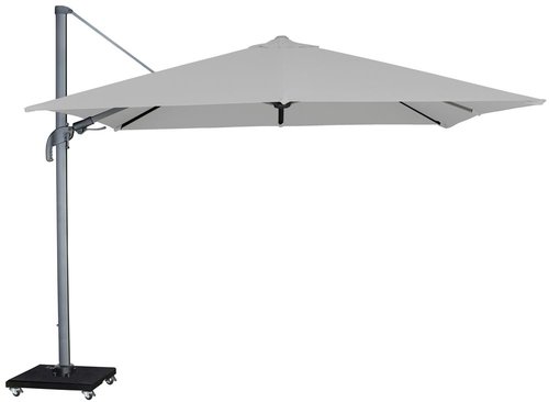 Royal Seasons Recharger zweefparasol T² grijs - L 300 x B 300 cm - afbeelding 1