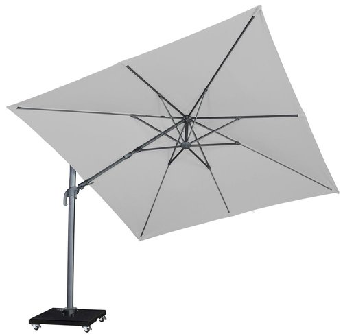 Royal Seasons Recharger zweefparasol T² grijs - L 300 x B 300 cm - afbeelding 2
