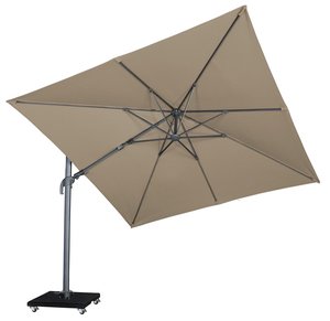 Royal Seasons Recharger zweefparasol T² taupe - L 300 x B 300 cm - afbeelding 2