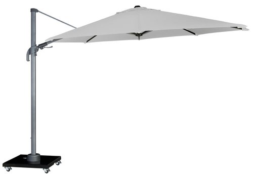 Royal Seasons Recharger zweefparasol T² grijs - ø 350 cm - afbeelding 1