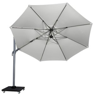 Royal Seasons Recharger zweefparasol T² grijs - ø 350 cm - afbeelding 2
