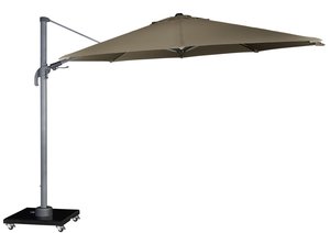 Royal Seasons Recharger zweefparasol T² taupe - ø 350 cm - afbeelding 1
