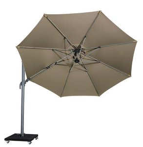 Royal Seasons Recharger zweefparasol T² taupe - ø 350 cm - afbeelding 2