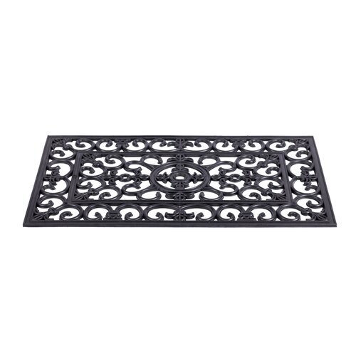 Rubber deurmat 45 x 75 cm - afbeelding 2