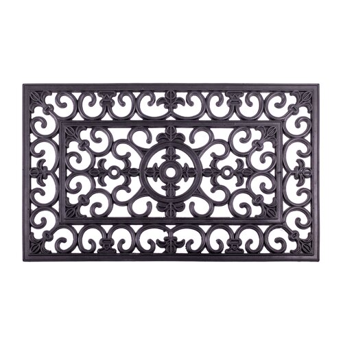 Rubber deurmat 45 x 75 cm - afbeelding 1