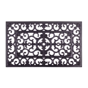 Rubber deurmat 45 x 75 cm - afbeelding 1