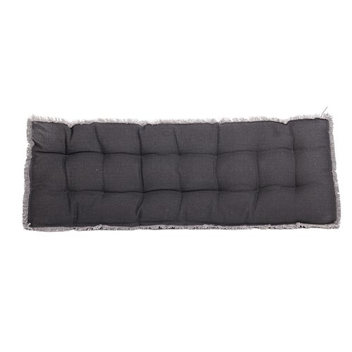 Palletkussen RAFFELED Dark Grey - 120 x 40 x 8 cm - afbeelding 1