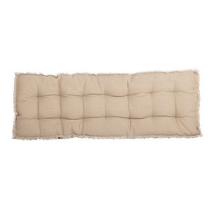 Palletkussen RAFFELED Natural - 120 x 40 x 8 cm