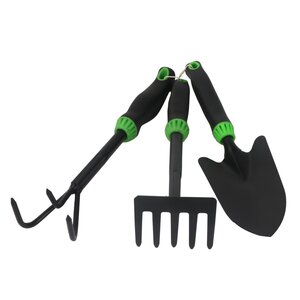 S/3 Tuinhandgereedschap (schep,hark,krabber)