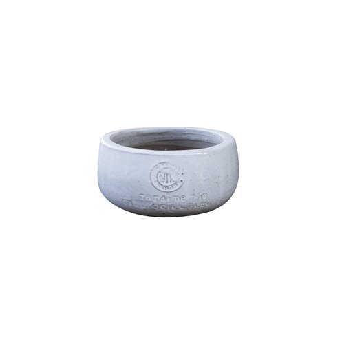 Schaal glazuur D 27 x H 14 cm premium white