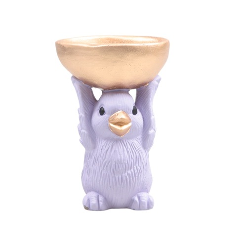 Schaal met kuiken Lila - H 16 cm