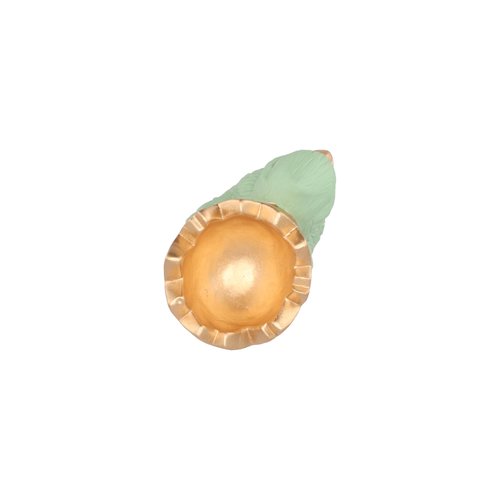 Schaal Paaskuiken lichtgroen 14x9,5x14cm - afbeelding 2