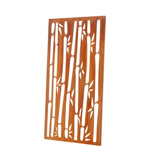 Scherm Bamboe - 90 x 180 cm Cortenstaal