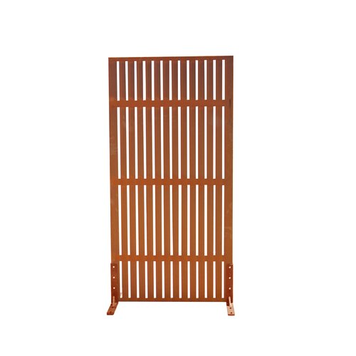 Scherm Streep - 90 x 180 cm Cortenstaal - afbeelding 1