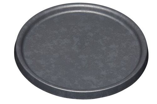 Schotel Conical Element D 22,8 x H 1,6 cm antraciet - afbeelding 1