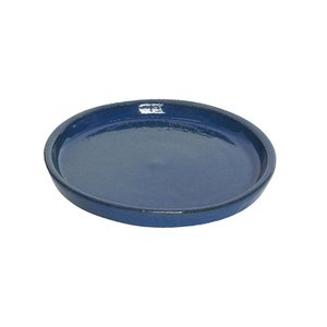 Schotel Matteo Blauw - Ø 26 x H 3,5 cm - afbeelding 1
