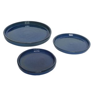 Schotel Matteo Blauw - Ø 26 x H 3,5 cm - afbeelding 2