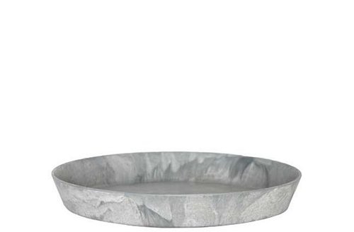 Schotel rond grijs D26 H4
