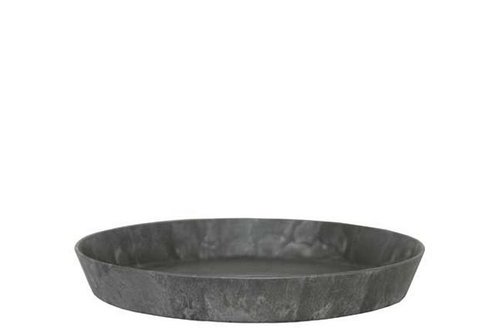 Schotel rond zwart D26 H4